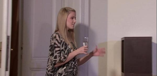  Husband friend pleases his young blonde wife